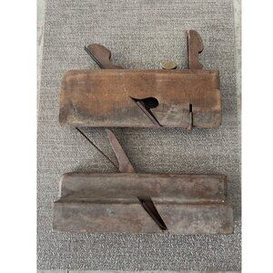 Antique Woodworking Carpentry Tools - Vintage Wooden Molding Planes 18th Century